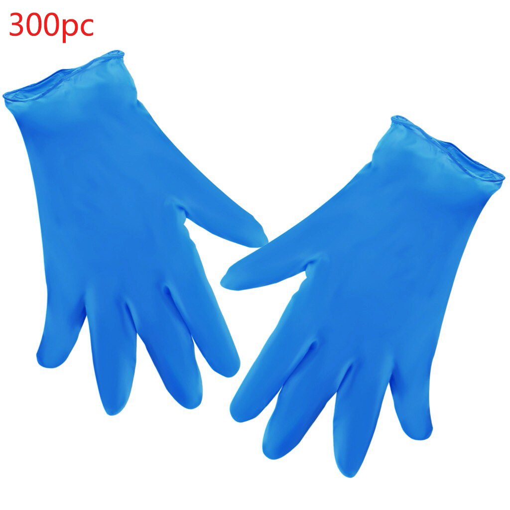 800/500/300/100PC Disposable Gloves Nitrile Glove Work Food Prep Cooking Gloves / Kitchen Food Waterproof Service Gloves перчатк: L / 300PC