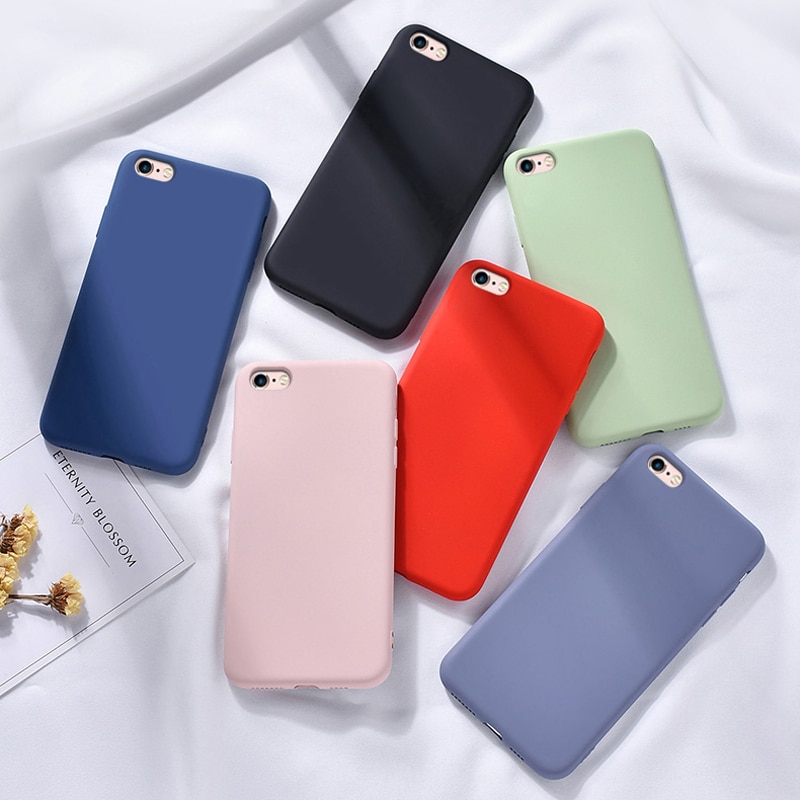 Voor iphone se  se 2 hoesje vloeibare siliconen schokbestendige bumper zachte telefoonhoes op iphone 8 plus hoesje