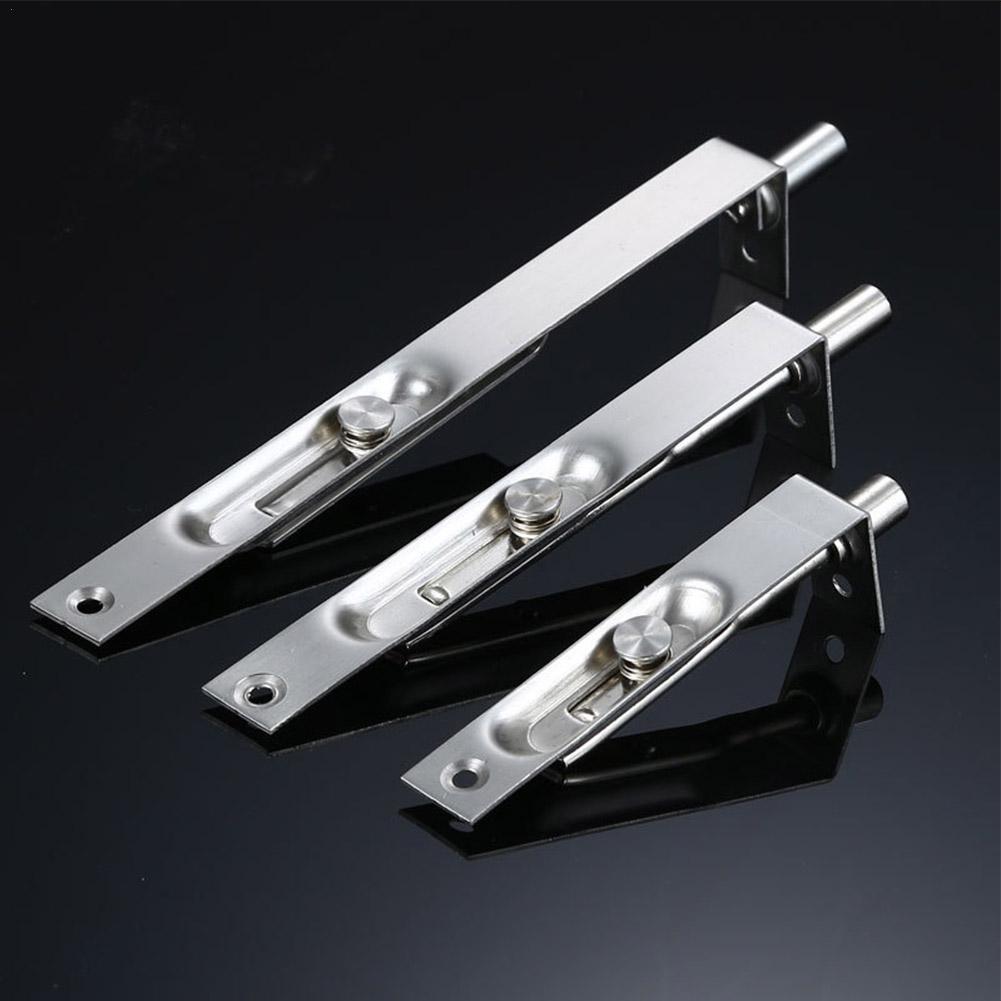 Hidden Door Bolt Security Door Lock Sliding Bolt Dust Proof Hardware Anti-theft Security Furniture Bolt Concealed Insert