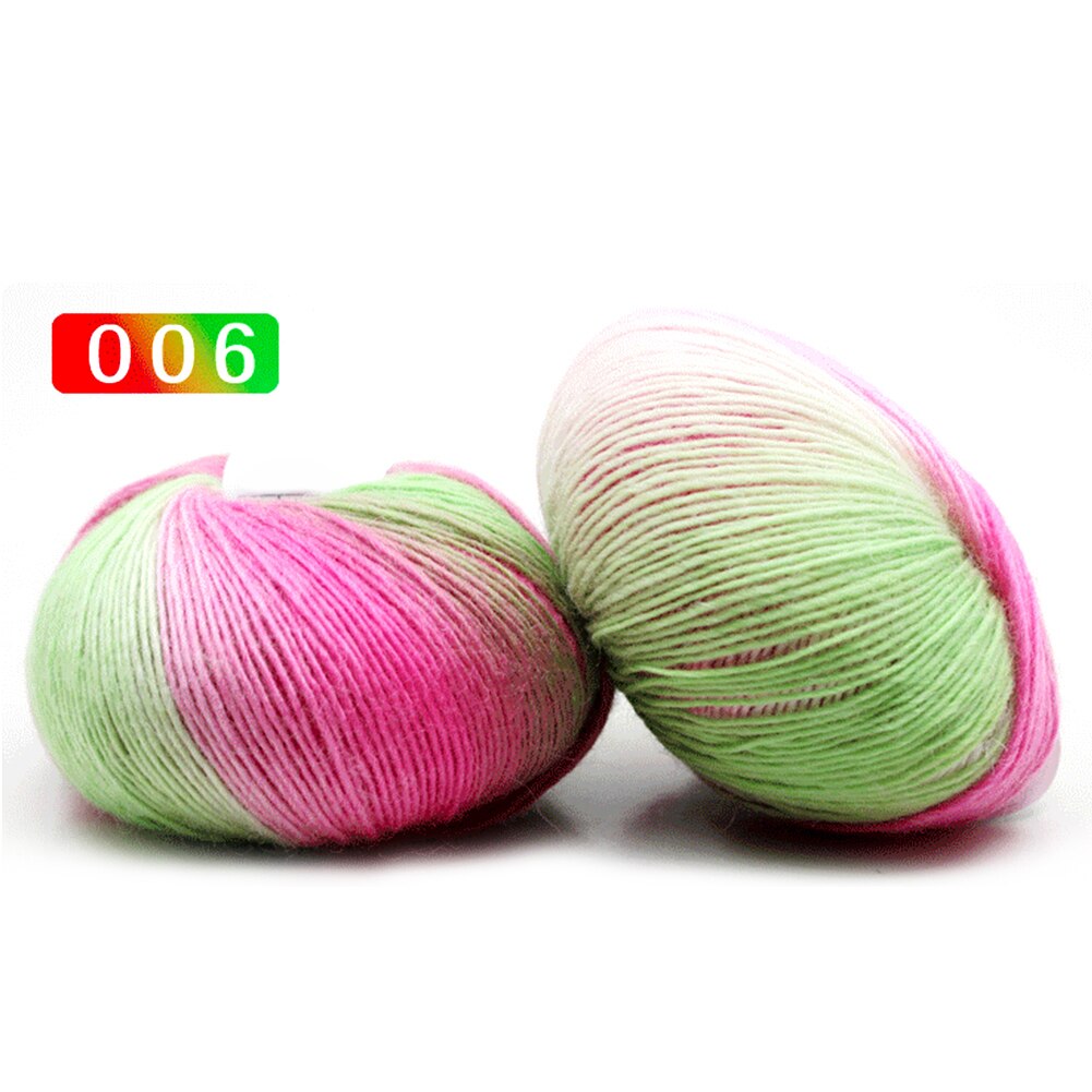 Hilo de punto de línea de lana de para calcetines, suéter, hilo de lana tejido a mano, hilo escolar para tejer crochet: 6