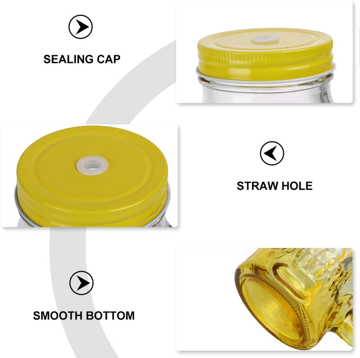 Dödskalle glas murare burk mugg tumlar kopp med lock och halm skalle ansikte glas bred mun murare burk dricksglas enkel burk 16oz
