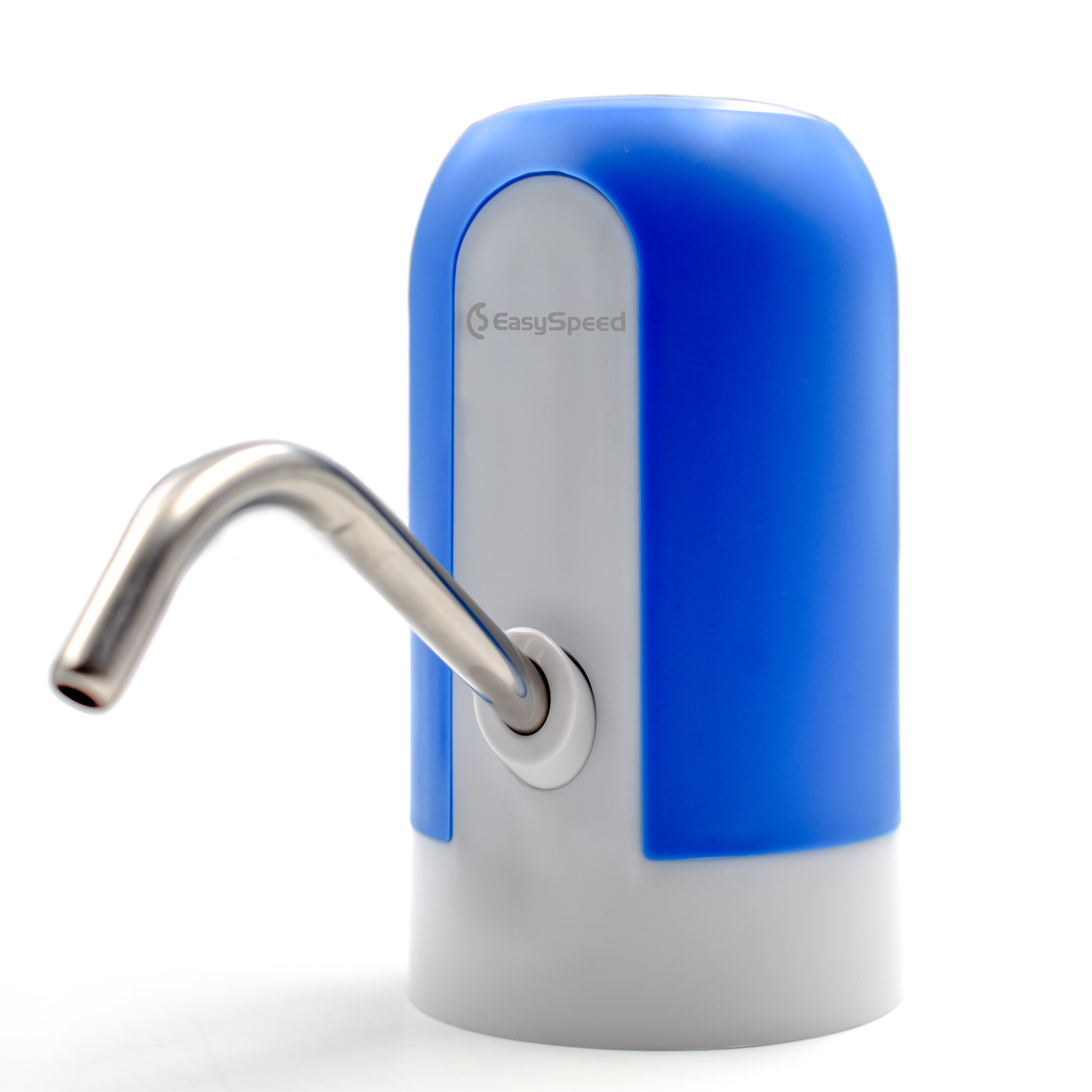 EASYSPEED, DISPENSADOR DE Agua con luz, ELECTRICO Y PORTATIL para BOTELLONES DE 5,8,10,12,13 Y 20 litros (Negro): Azul