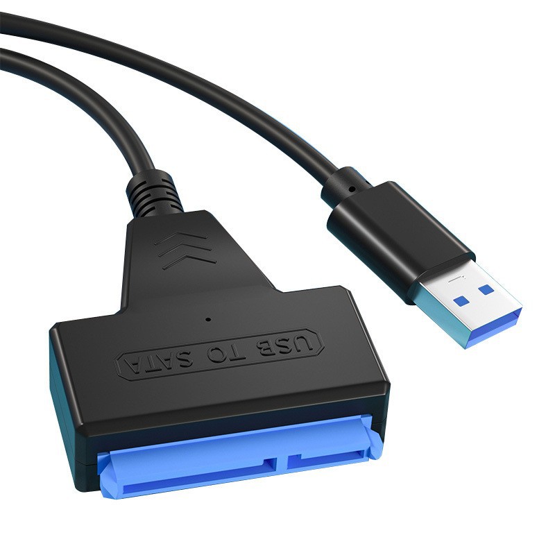 SATA vers USB 3.0 2.0 câble de disque facile USB 3.0 vers Sata III adaptateur de disque dur externe 2.5 pouces HDD SSD adaptateur de disque dur alimentation cc