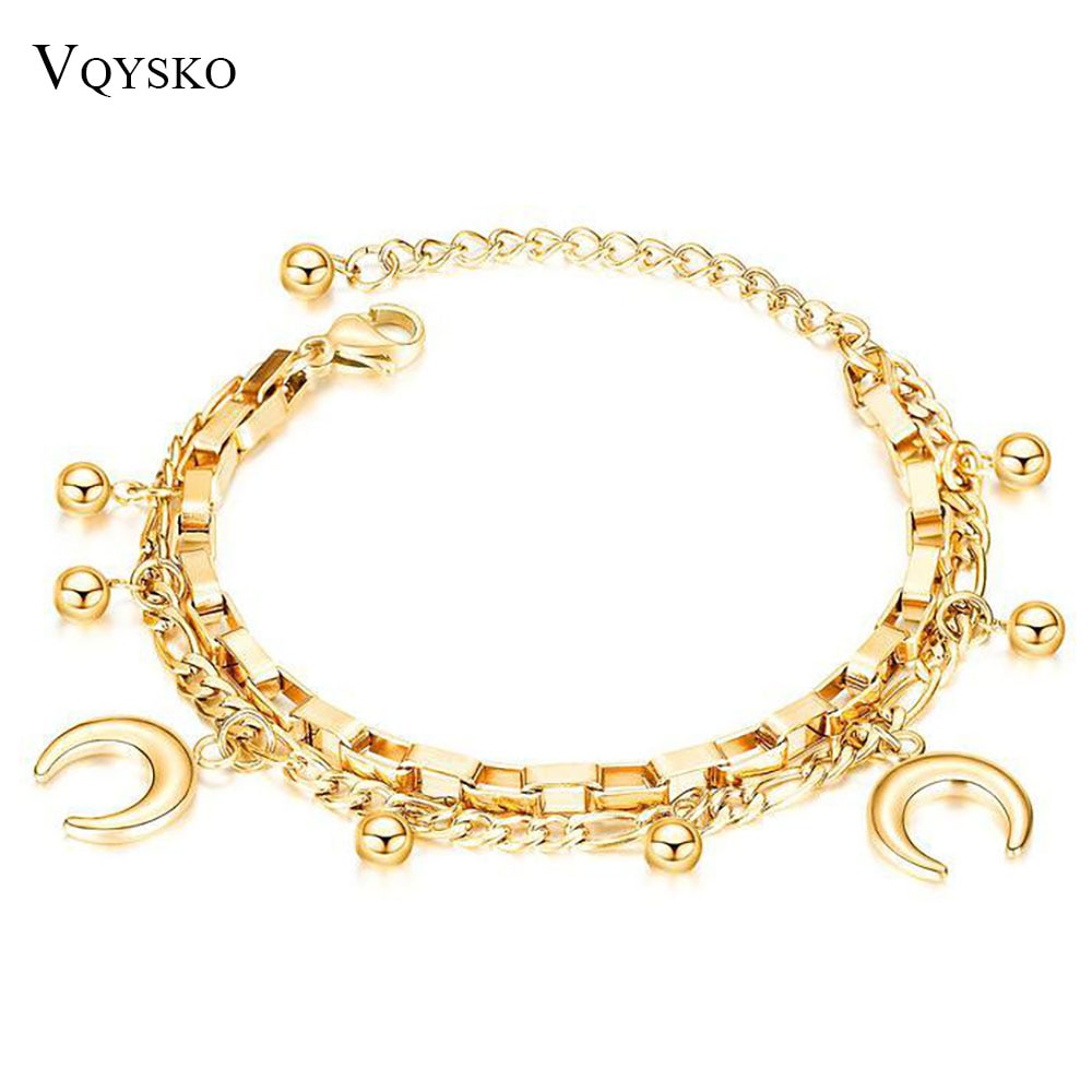 proprietà Amore Ali di Angelo Braccialetti con Ciondoli per le donne di Cuore in Acciaio Inox in Oro Rosa di colore Della Catena Del Braccialetto Donna Commercio tutto'ingrosso Dei Monili