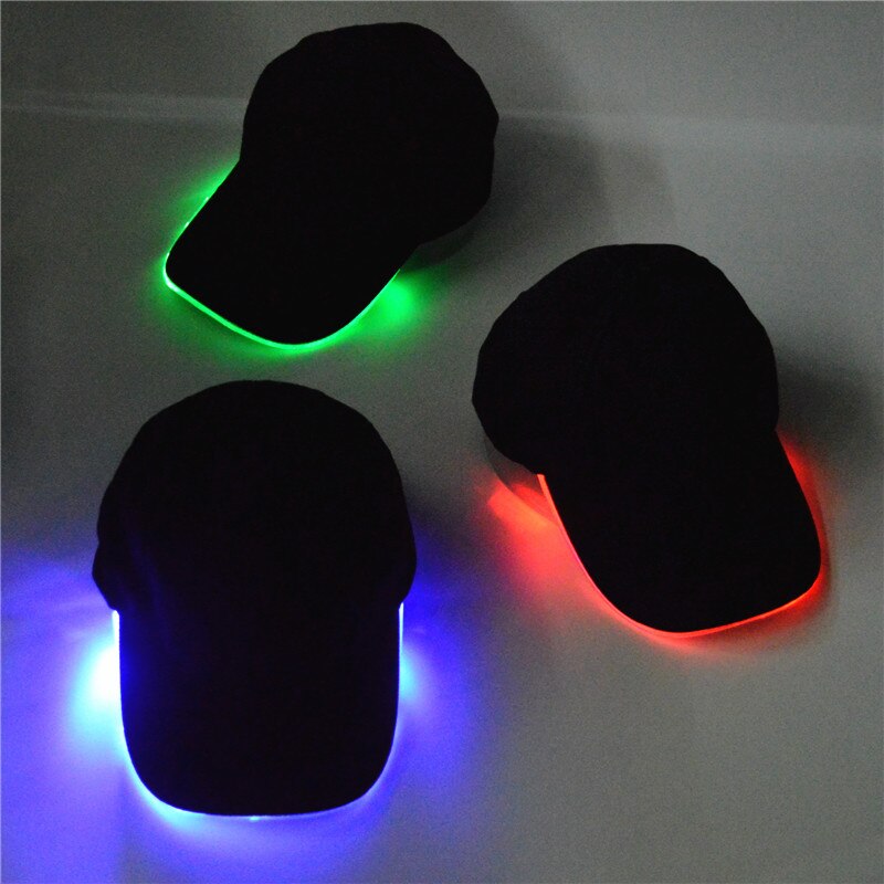 LED Lamp Baseball Cap Camouflage Night Fishing Mountain-climbing Hat Outdoor Lighting Alpine Cap Duck Tongue Hip Hop Snapback