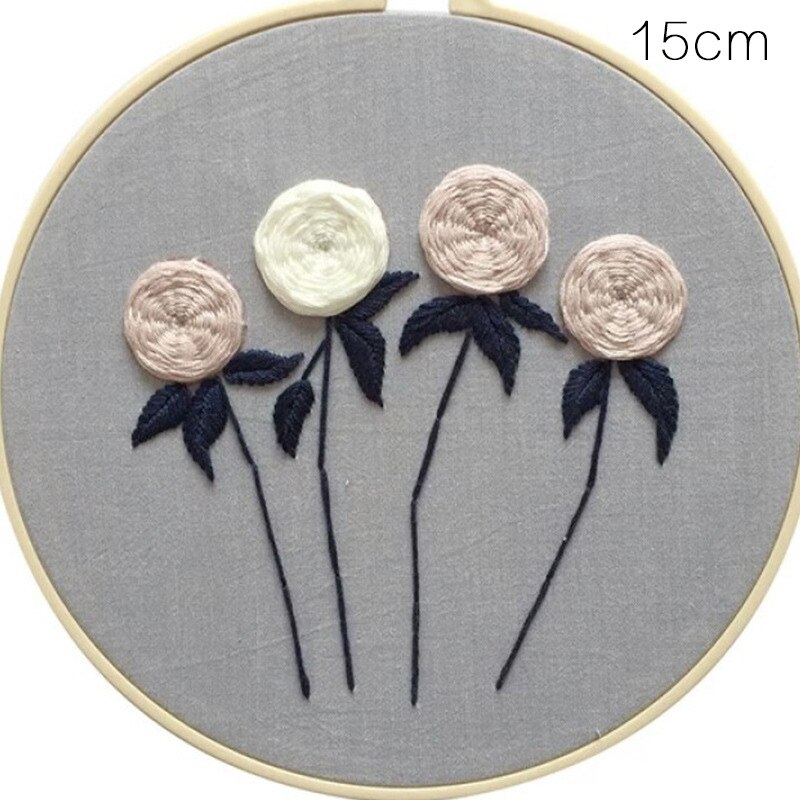 Blomster mønster broderi nybegynner brodert materiale pakke europeisk diy håndverk nybegynner korssting tilbehør