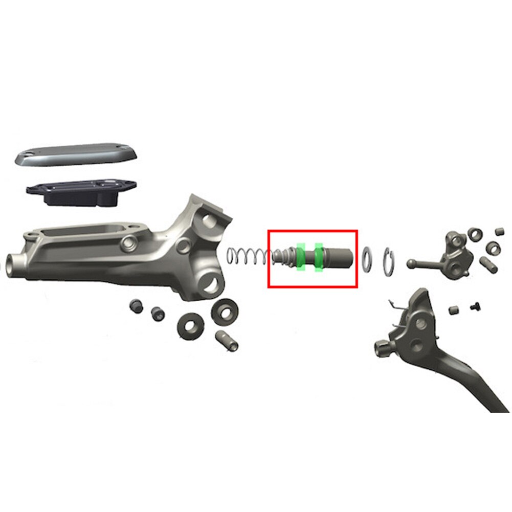 Short Protect Bicycle Aluminum Curved Piston Assembly Seal Ring Brake Lever Internals Durable Long For Sram GUIDE Level Db5