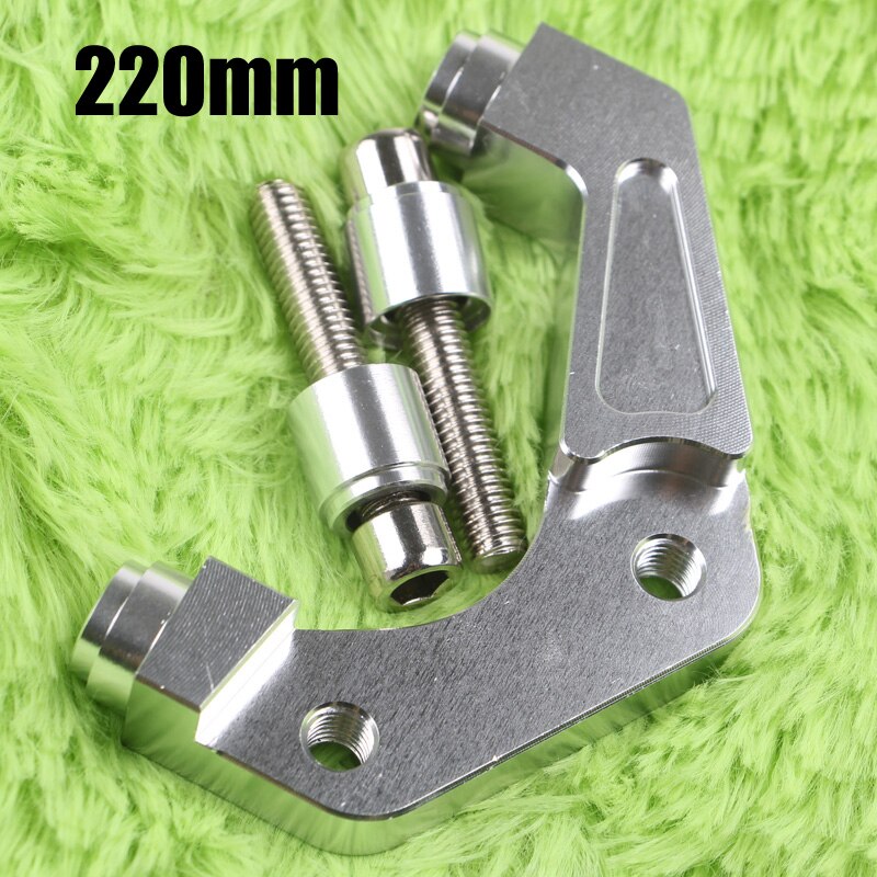 Motorcycle Brake Caliper Bracket/adapter For Yamaha Scooter Rsz Jog Force For Rpm Adelin Adl01 Frando Hf1 82mm Brake Ca: Silver 220