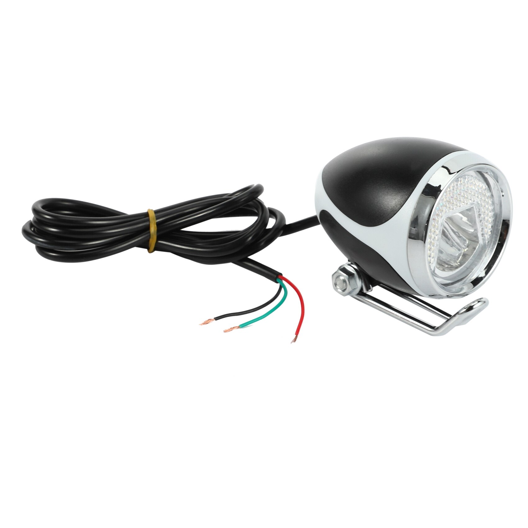 Feu avant LED avec klaxon pour vélo électrique, pour Scooter, cyclomoteur, Tricycle, vtt