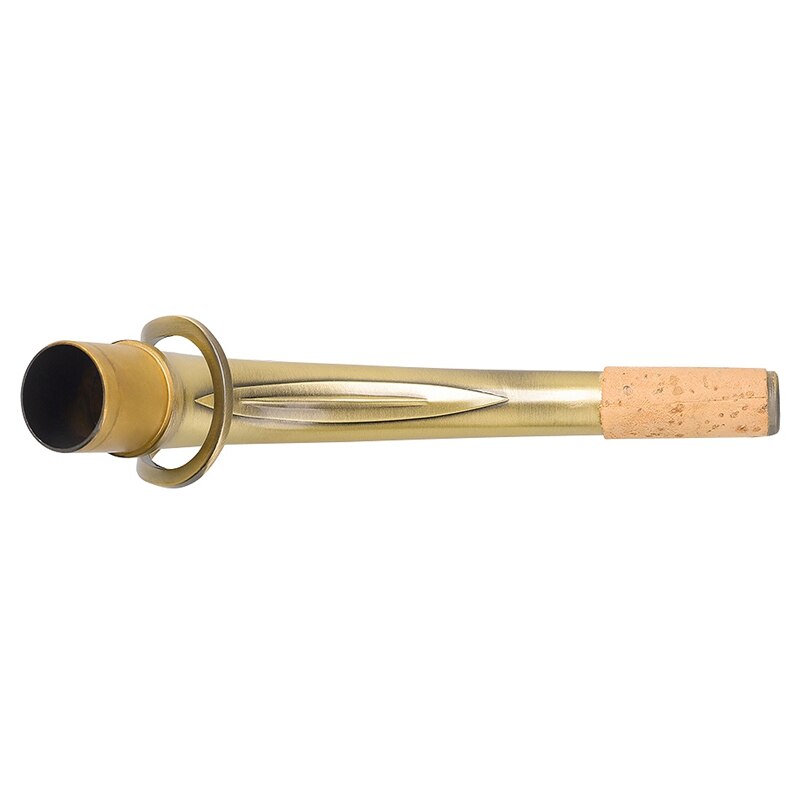 hg-eb cuello para saxofón alto MATERIAL DE LATÓN saxofón cabeza de cuello doblado 24,5mm accesorio para Saxofón para el paso y La intonación de corcho