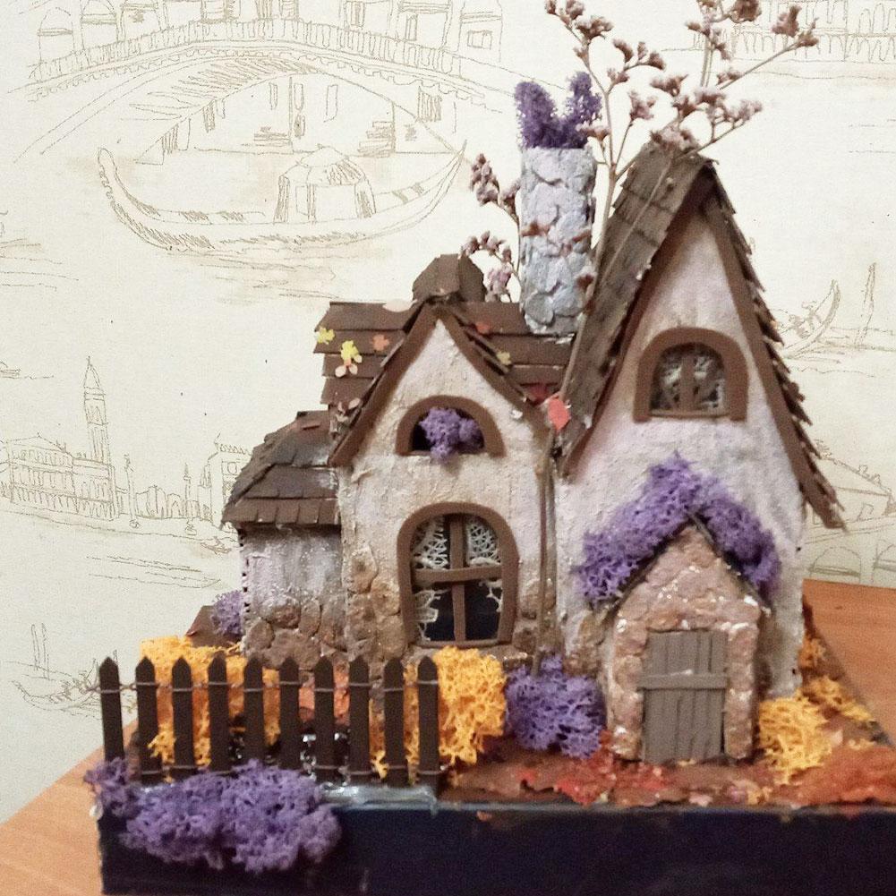 Mini valla de madera para jardinería, valla decorativa en maceta, Micro paisaje para interiores, pequeña