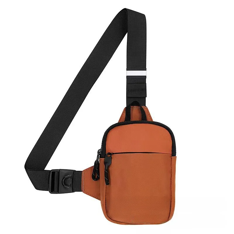 Heren Reis Sling Tas Borst Kleine Canvas Schouder Crossbody Tassen Mini Doek Taille Packs Sport Cross Telefoon Anti-Diefstal Handtas: GRIJS