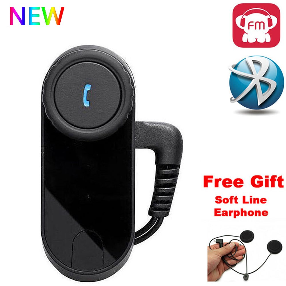 Freedconn T Com Fm Bluetooth Motorhelm Intercom Interphone Headset Domofon Interfone Microfoon Voor Integraalhelm