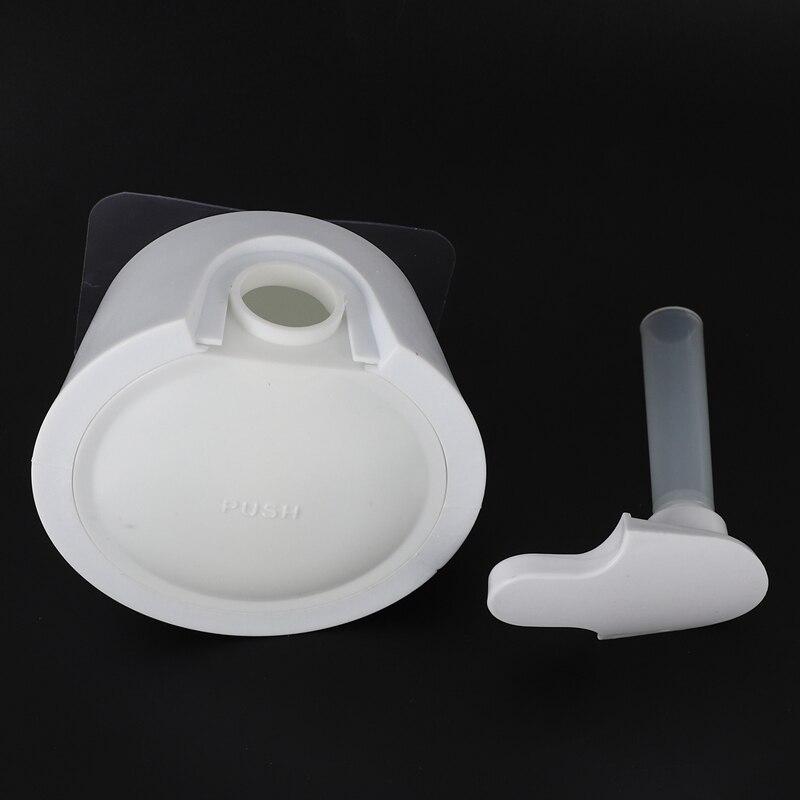 Small Liquid Soap Dispenser Wall Mounted Free Punching Plastic Shampoo Dispenser for Bathroom Kitchen Hotel 350Ml