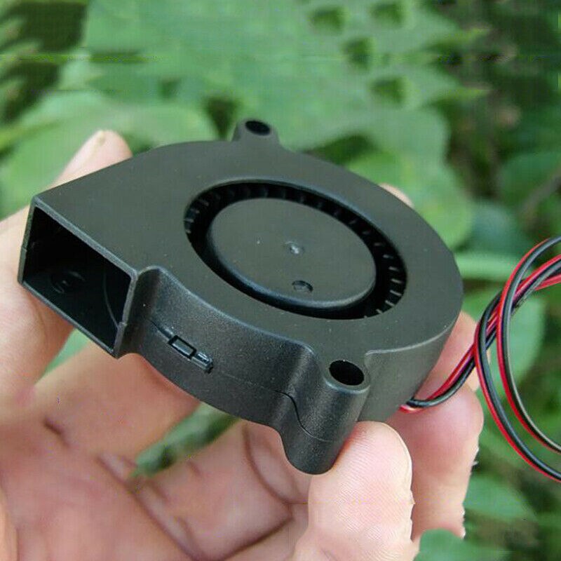 Mikro  dc12v 18v 24v børsteløs centrifugal orm gear ventilator 3000 omdr./min. -5000 omdr./min. 5015sl stum lille luftfugter miniature blæser
