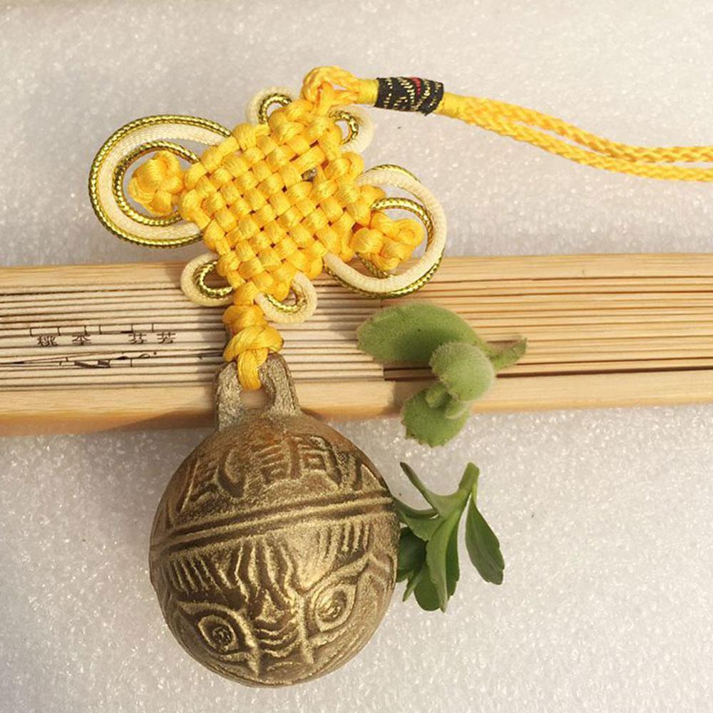 Vintage Stijl Tibetaanse Messing Bel Tiny Bead Craft Decoratieve Etnische Feng Shui Armband Tijger Chinese