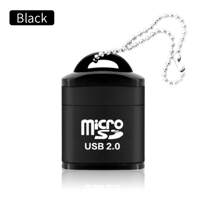 Mini High Speed USB2.0 Card Reader Mini USB TF Card Adapter For MicroSD Memory Card For PC Computer Desktop Laptop Notebooks: Yellow