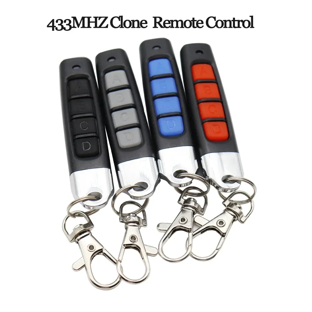 433MHZ Remote Control 4 Channe Garage Gate Door Opener Remote Control Duplicator Clone Cloning Code Car Key