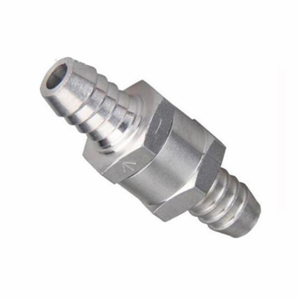 Aluminum Alloy One-way Fuel Pump Check Valve Gasoline Diesel Show Fluid Flow Direction Fuel Pump Check Valve