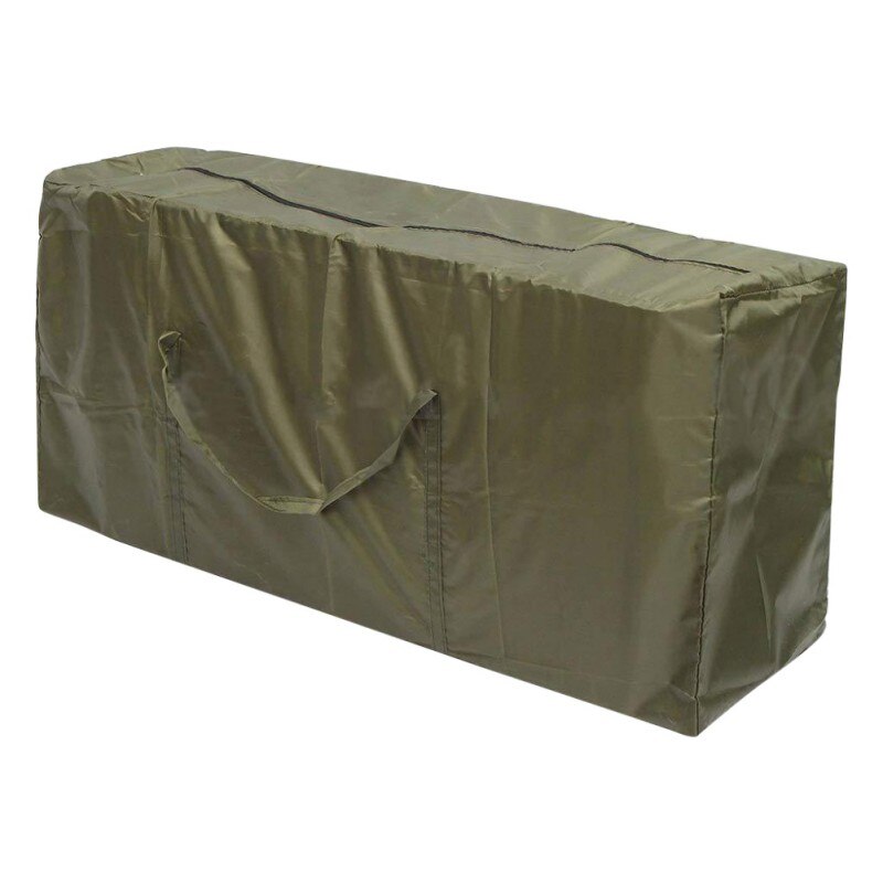 Coussin extérieur housse de rangement sac étanche léger rectangulaire organisateur de meubles avec poignée fermeture à glissière pour jardin arbre de noël