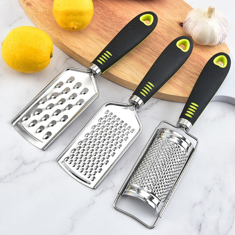 Cheese Grater Stainless Steel Grater Peeler Citrus Ginger Garlic Slicer Long Handle Cheese Planer Shavings Knife Kitchen Tool