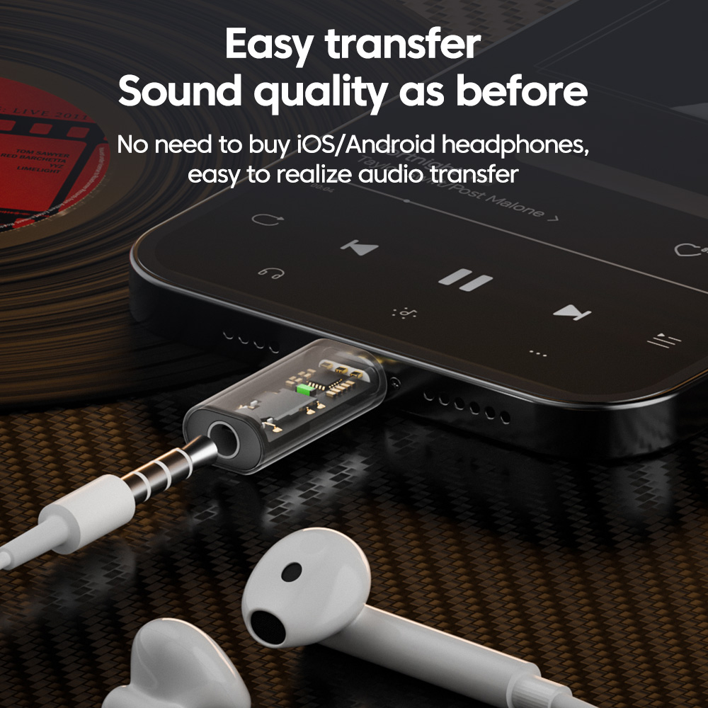 OLAF Adapter audio słuchawek typu C do 3,5 mm 3 5 Jack żeński USB C Aux Audio Converter dla iPhone15 Samsung Galaxy s23 s22 Xiaomi