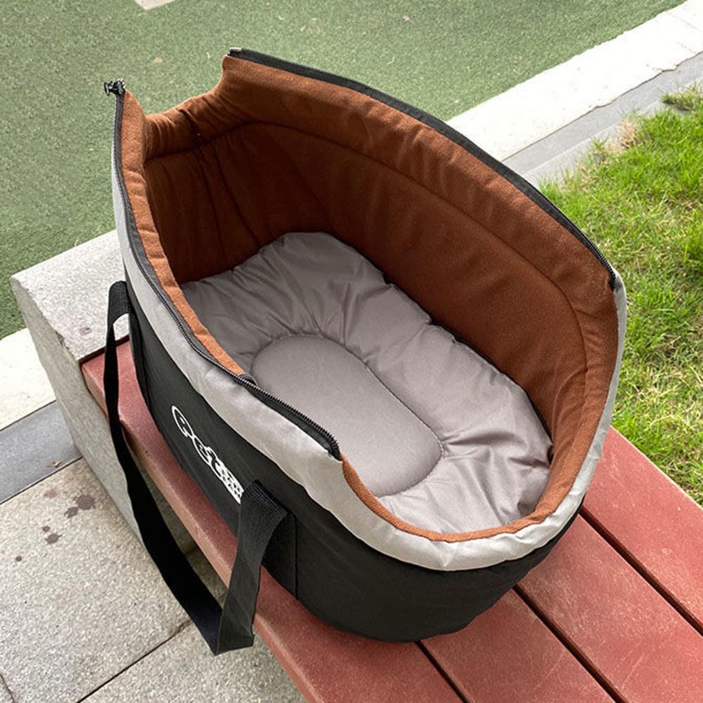 Comfortable Carrier Tote Stylish Pet Bag Shoulder Strap with Hole Interior Pad Carrier Tote