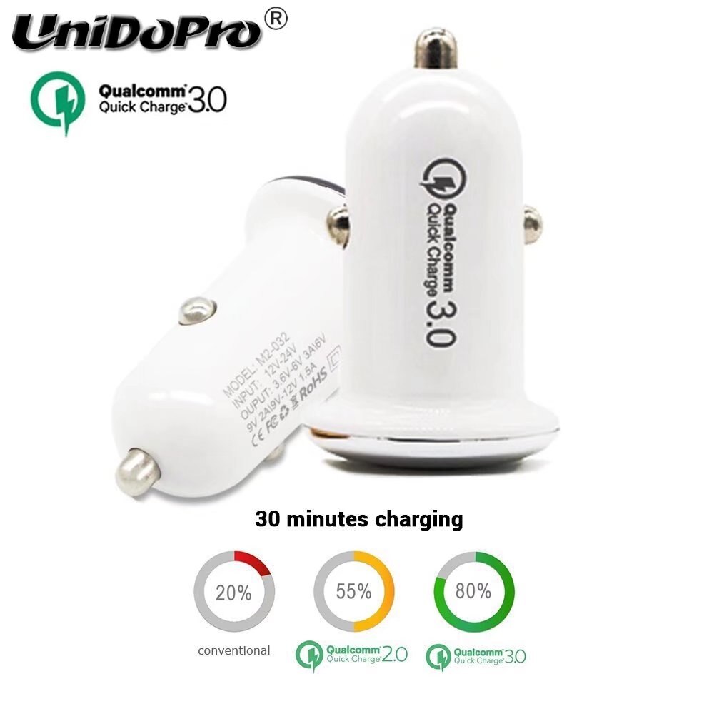 Quick Charge 3.0 5V 3A Smart Fast Car Charger for Asus ZenPad 10 Z301MFL, 3S 8.0 Z582KL, Z10 ZT500KL QC 3.0 Charging Adapter