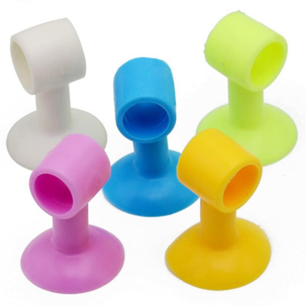 Siliconen stop deurkruk anti-botsings beschermwand rubber pad