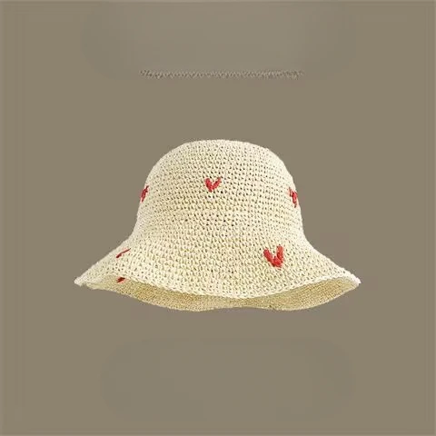 Straw Hat for Women Handmade Summer Hat Beach Travel Outdoor Summer Sun Hat Perfect for Panama Cap: Verde exército