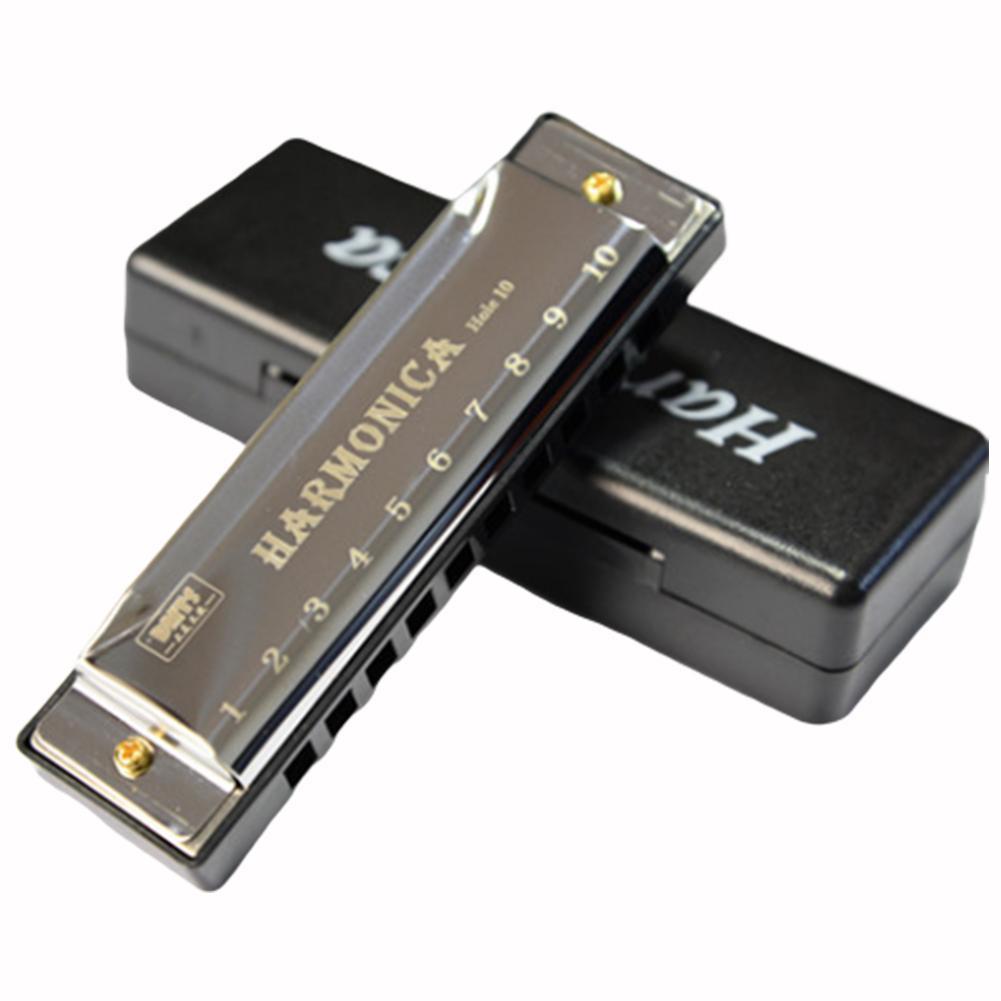 Harmonica 10 Holes Harp 20 C Tone Diatonic Harp key Blues mouth Training Jazz band Early Education Music C organ Sense Baby C4I5