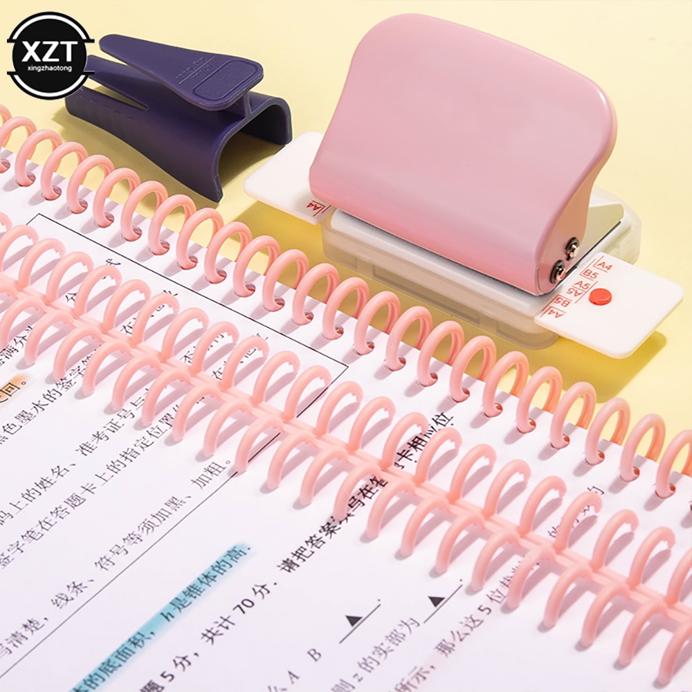 12mm A4/30 Holes Binding Loop Plastic Movable Folder Notebook Calendar Diary For DIY Paper Office Student Assemble Ring Buckle