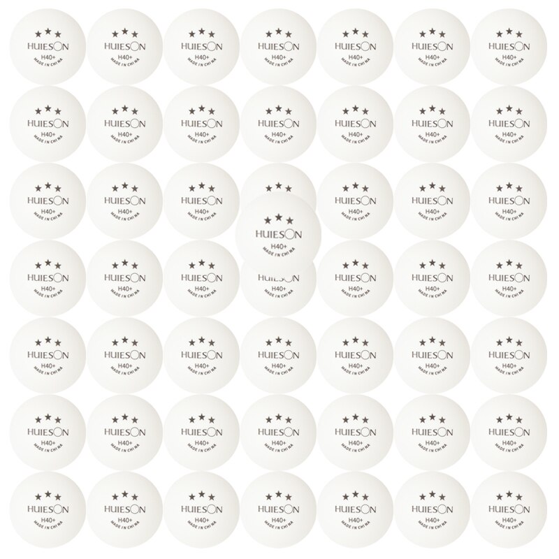 50/100pcs 3-Star Ping pong Ball H40+ ABS 2.8g Table Tennis Balls White Orange Amateur Advanced Training Competition