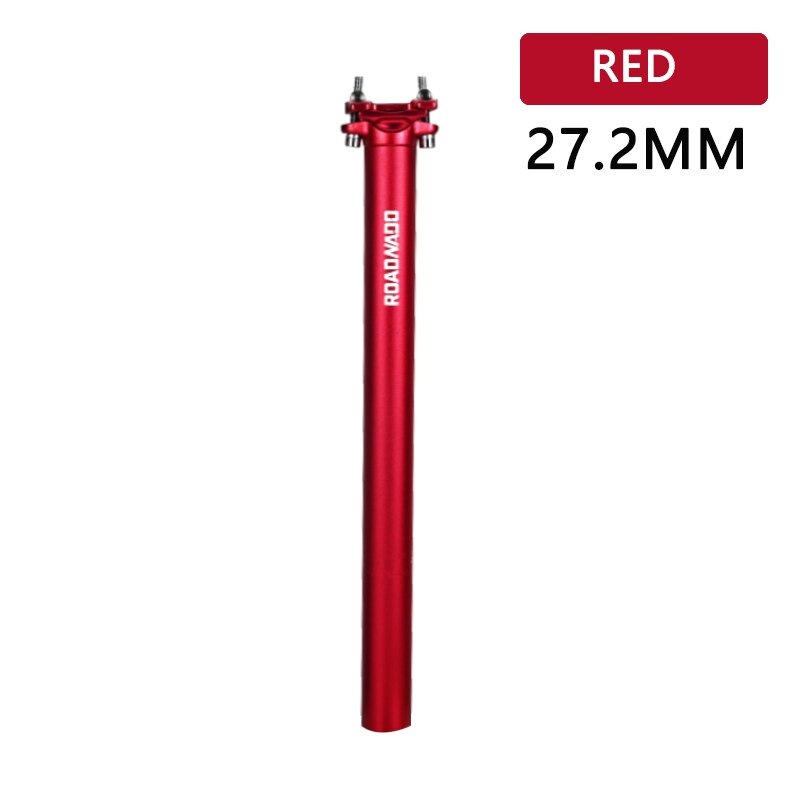 Aluminiumlegering cykel sadelstolpe 27.2/31.6*400mm mountainbike sadelstolpe justerbar hopfällbar road cykel sadelrör mtb sadelstolpe: 27.2 x 400 röda