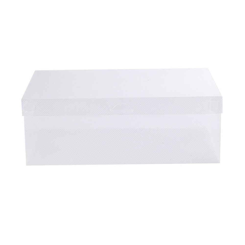 Transparante stofdichte schoenendoos plastic schoenen organizer container conmestic opbergdoos diversen opbergruimte: Duidelijk