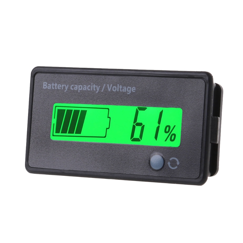 12V-84V Lead-acid Battery Capacity Indicator Voltage Meter Voltmeter LCD Monitor