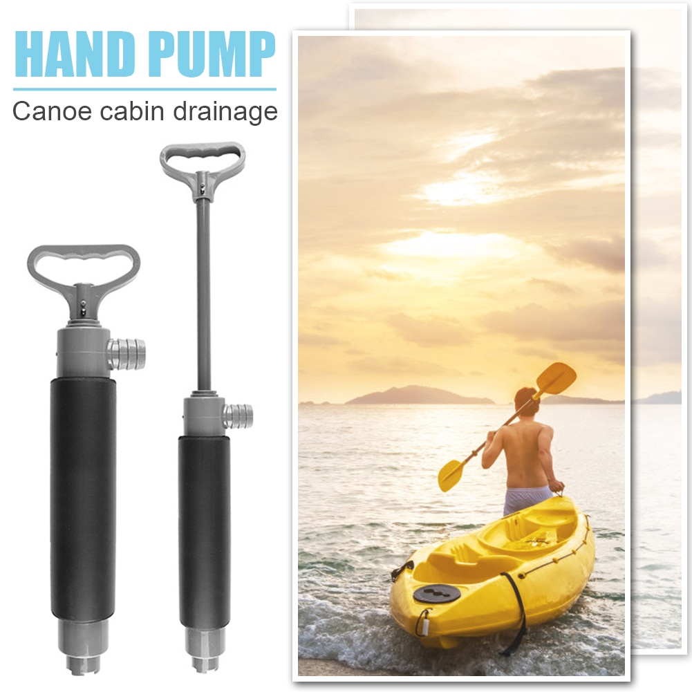 41cm Kayak Hand Pump Floating Hand Bilge Pump Boat Accessories Canoe with Tube for Outdoor Watering Playing Supply