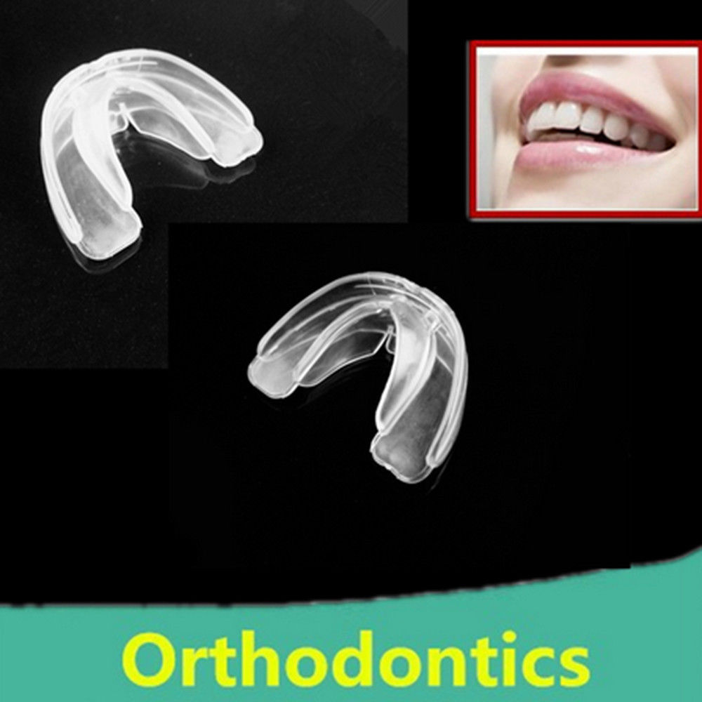 1 pc ortodontiske seler tandbøjler instanted silikone smil tænder justering træner tænder holder mund beskytter