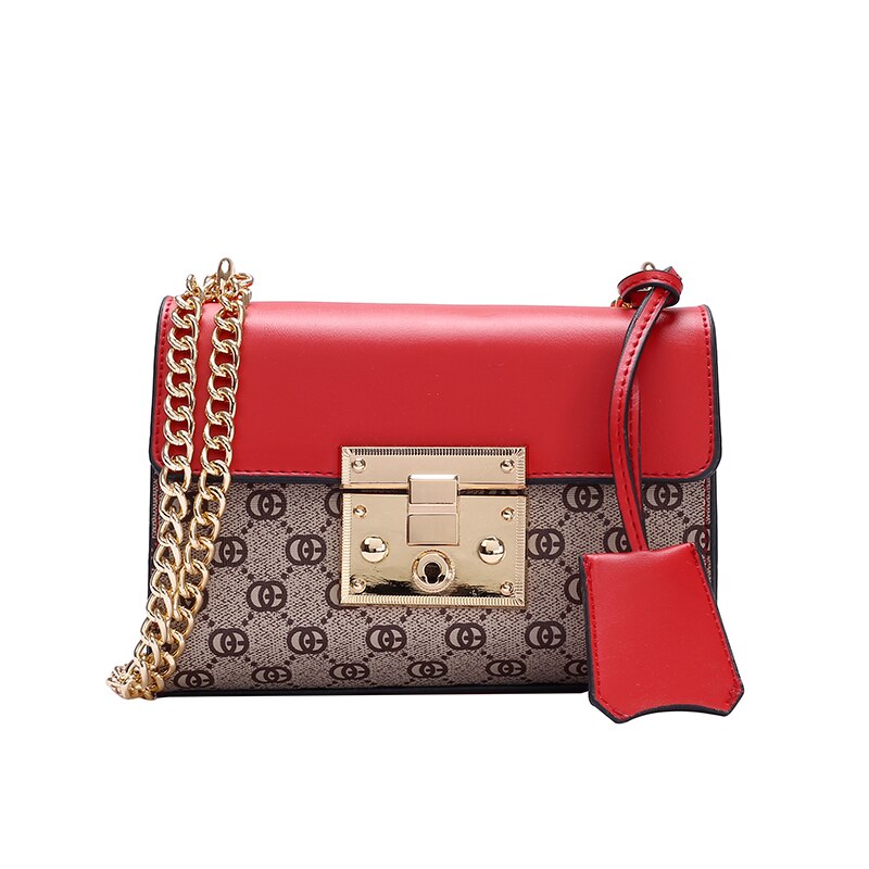 Moda de Alta Capacidade Sacos para As Mulheres PU de Couro Saco Do Mensageiro Do Ombro das Mulheres Bolsa Sac A Principal Sacos Crossbody Marca projetistas: Vermelho