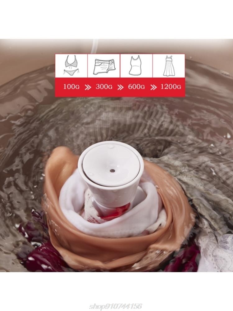 Mini Portable Ultrasonic Washing Machine Laundry Clothes Cleaner Travel Hiking Camp Turbines Washer Appliances N04 20