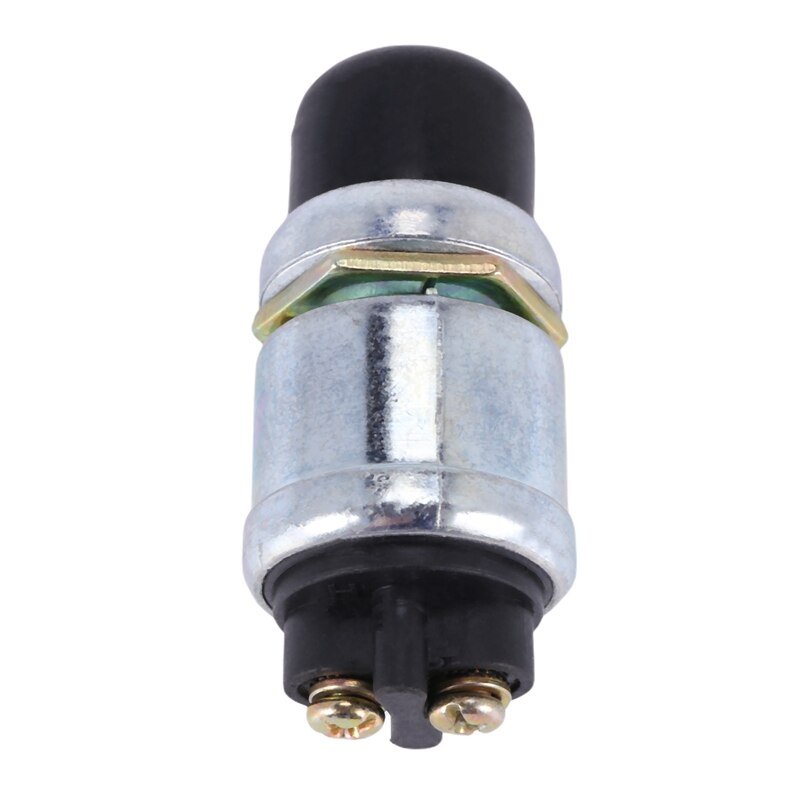HQRP 12V 50A DC Heavy-Duty Momentary Push-Button Starter Ignition Switch – 5/8" Mounting Stem