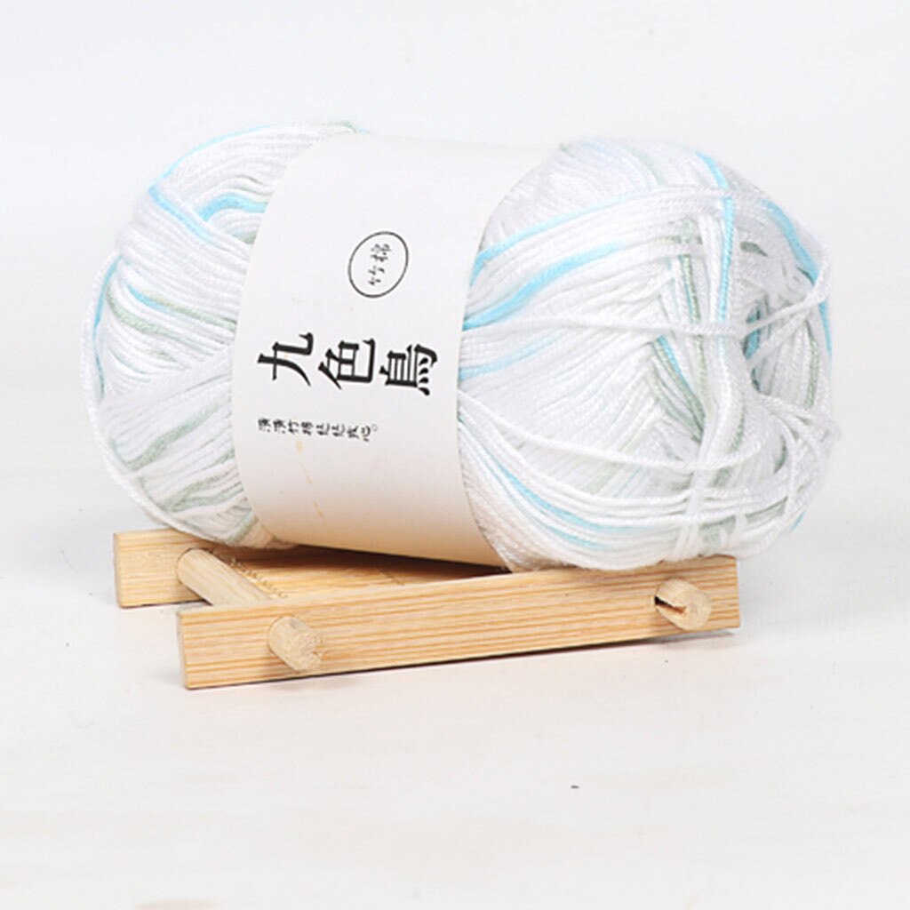 Bamboo Yarn Charcoal Cotton Baby Line Fine Wool Crochet DIY 50G Children Cotton Yarn Hand-Knitting Thread For Cardigan Scarf