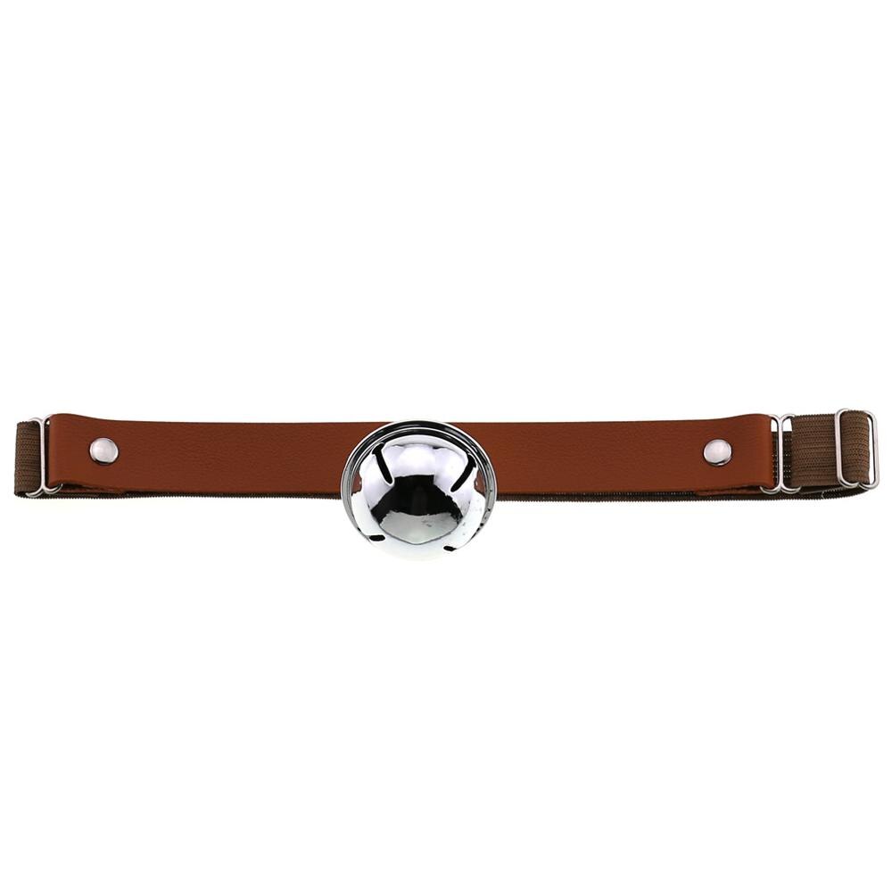 Phyanic Punk Gothic Grote Bel Garter Riem Leren Elastische Jarretel Been Ring Harajuku Accessoires: brown