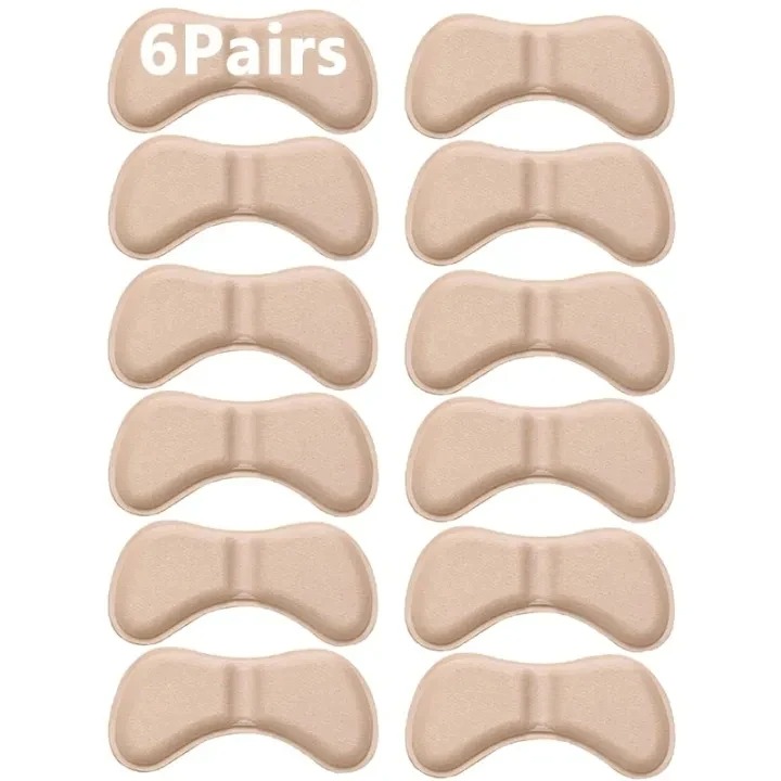 Heel Insoles Patch Pain Relief Anti-wear Cushion Pads Feet Care Heel Protector Adhesive Back Sticker Shoes Insert Insole: Gold