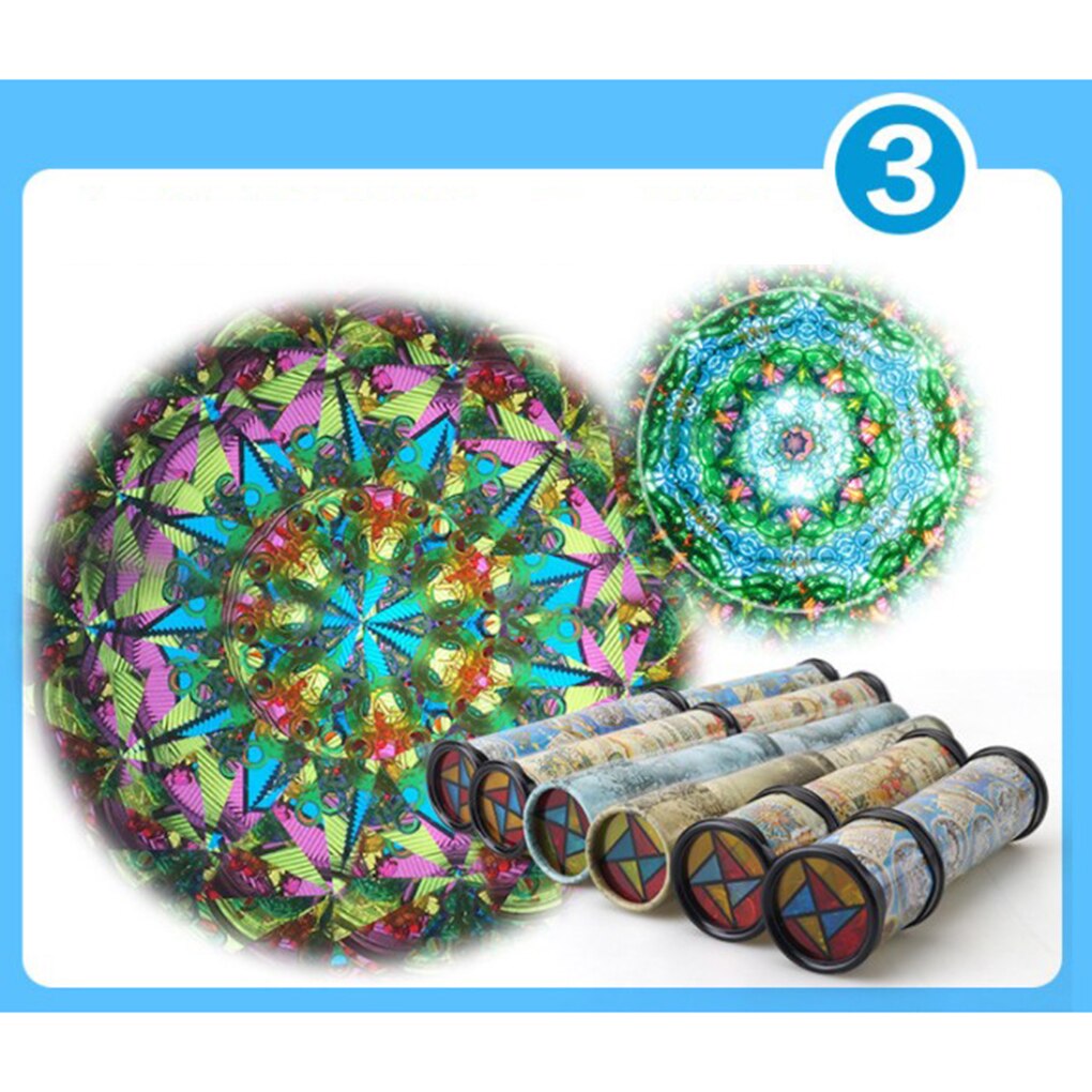 Scalable Rotation Kaleidoscope Imaginative Cartoon Children Interactive Logical Magic Classic Educational Toys for Kid