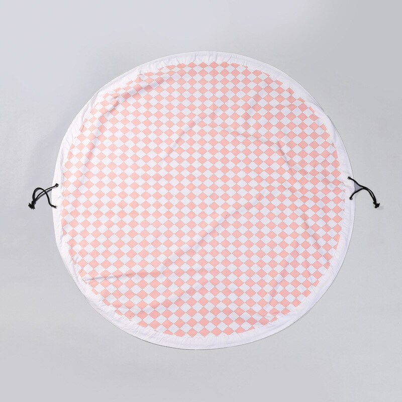 Sac de rangement 2 en 1 multi-func Portable pour jouets d&#39;enfants, , tapis de jeu, couverture de pique-nique, boîte organisateur de jouets, sacs de rangement pratiques: B