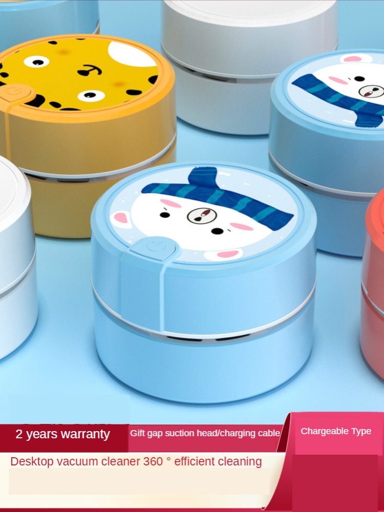 USB Mini Vacuum Cleaner Portable Desktop Dust Cleaner Classroom Table Desk Sweeper Handheld Home PC Keyboard Vacuum Cleaner