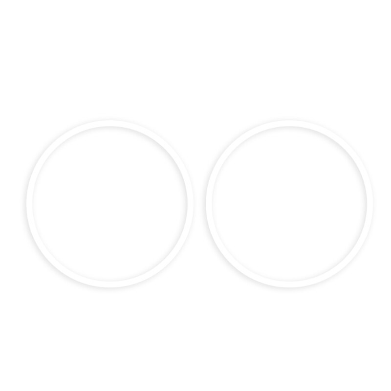 Scooter Wiel Hubs Beschermende Reflecterende Sticker Voor-Xiaomi Mijia M365 Pro Elektrische Scooter Voor M365 Scooter Onderdelen: WHITE