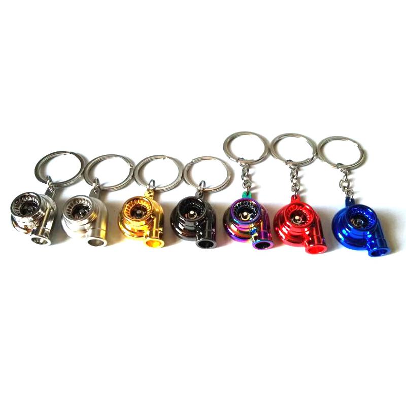 Metal Keychain Turbocharger Turbocharging Turbo Style Keyring Key chain