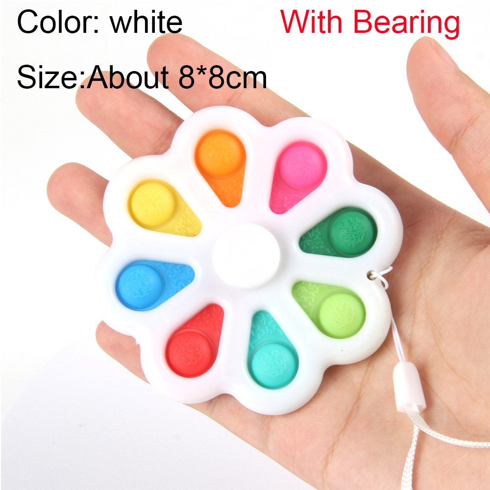Early Educational Autism Special Need Simple Dimple Fidget Toys Pack Fit Brain Toy Stress Anti Stress Fidget Hand Spinner: 08